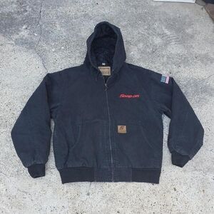 Snap-On Tools Men’s Size Large Work-Wear Full Zip Up Quilted Jacket